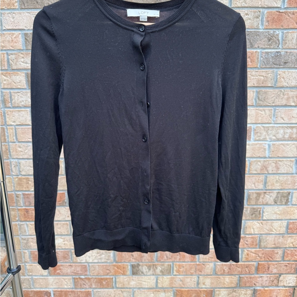 LOFT Women's Black Cardigan